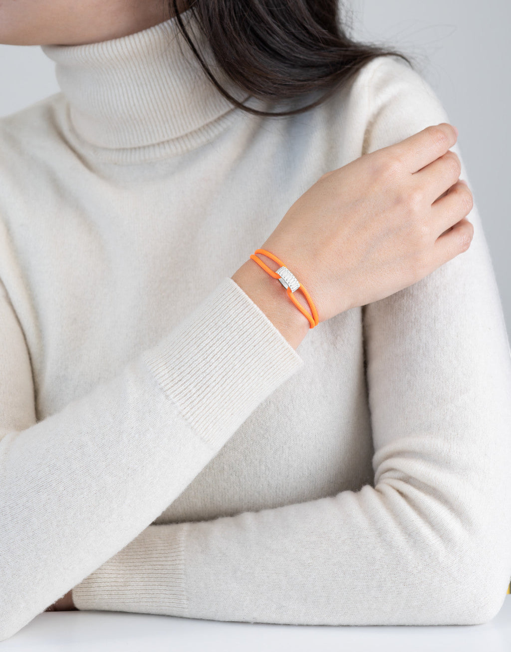 Regent Cord Bracelet in Sterling Silver