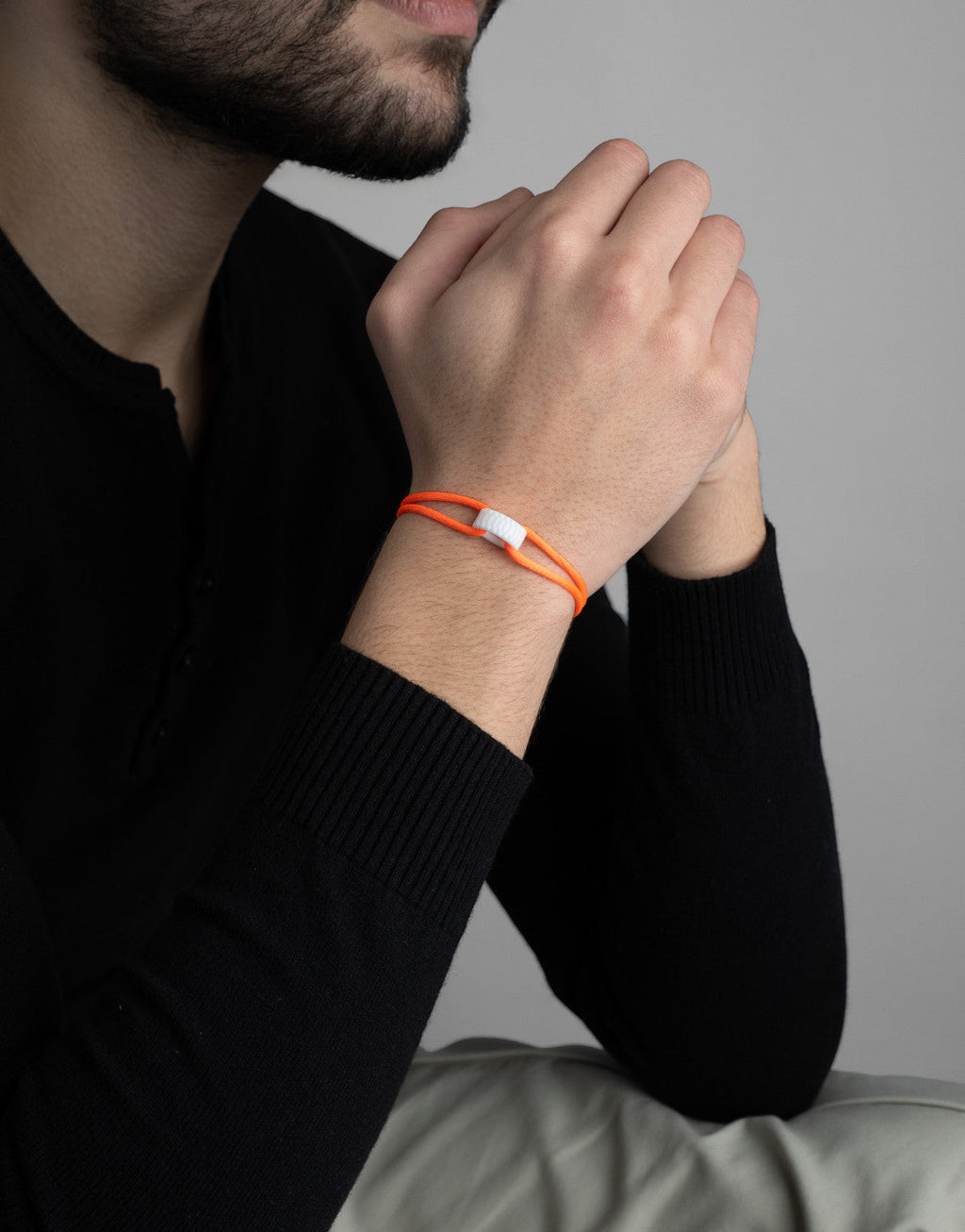 Cord Bracelet in Snow