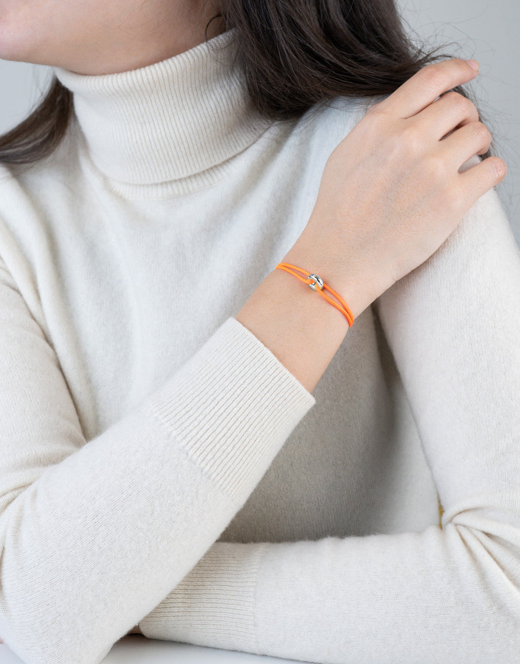 Mini Silver Soho Cord Bracelet