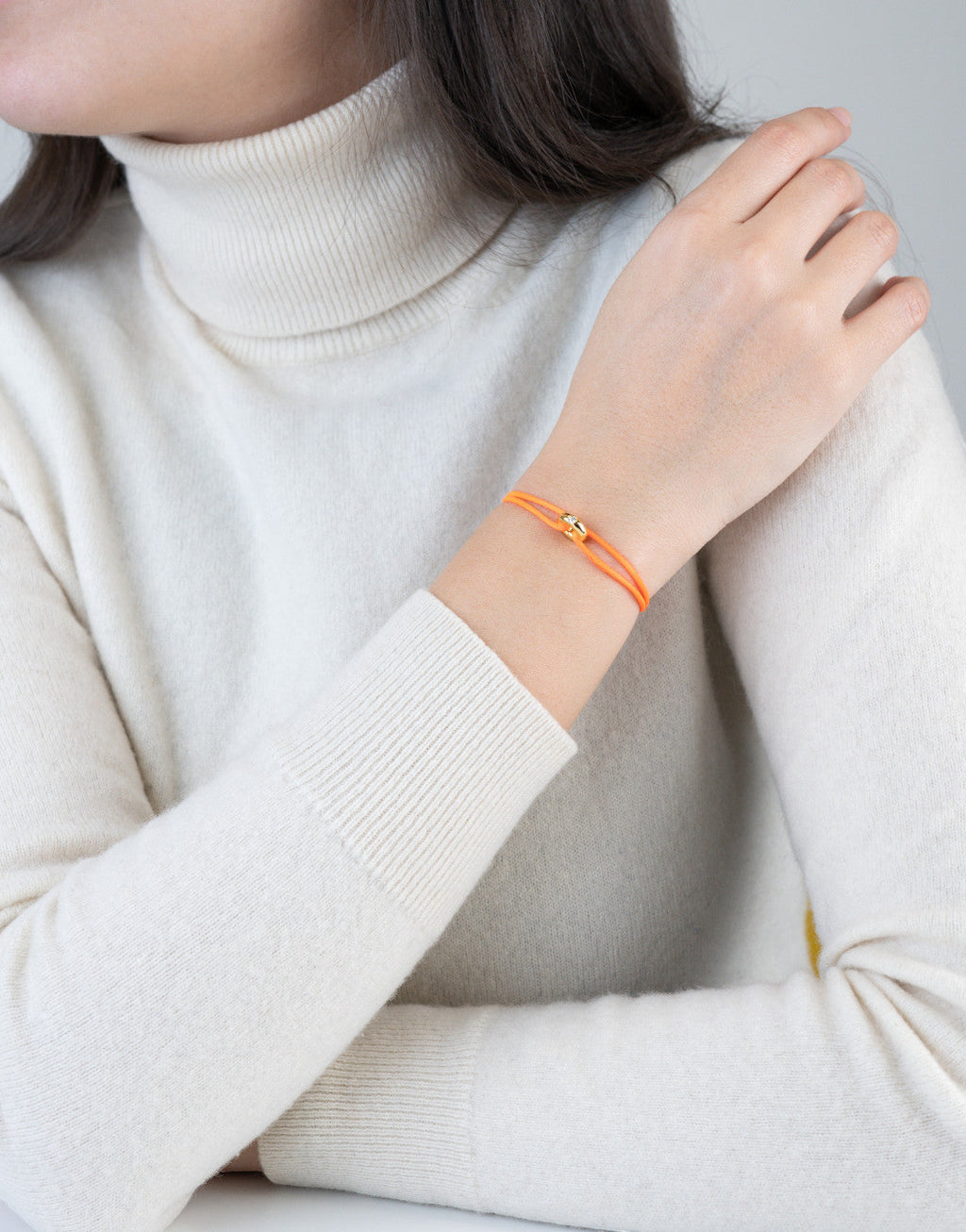 Mini Golden Soho Diamond Cord Bracelet