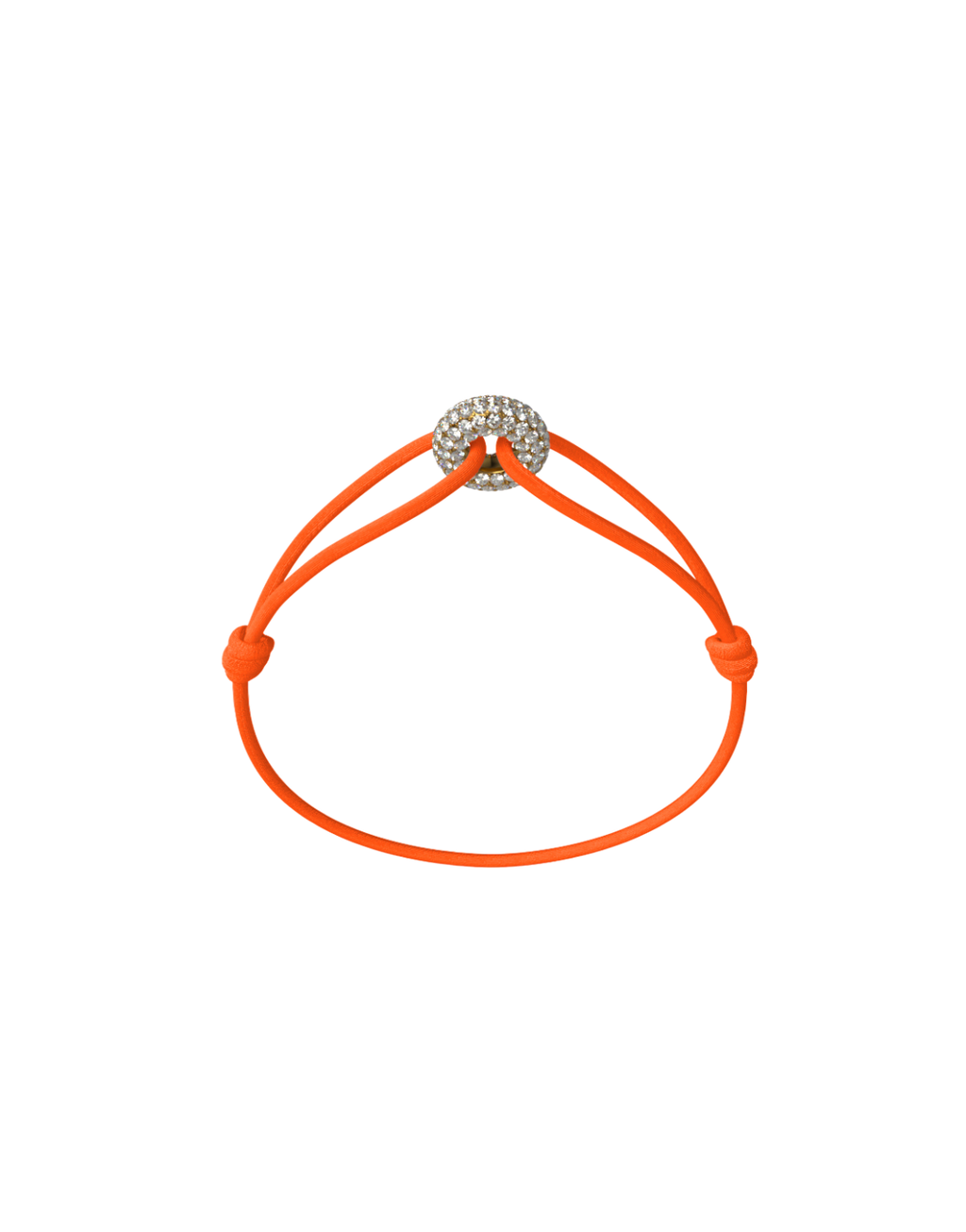 Mini Golden Soho Pave Cord Bracelet