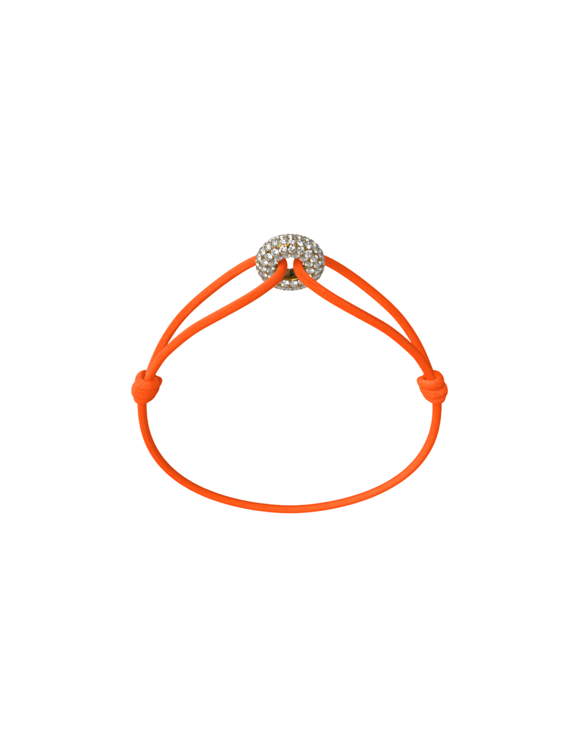 Mini Golden Soho Pave Cord Bracelet