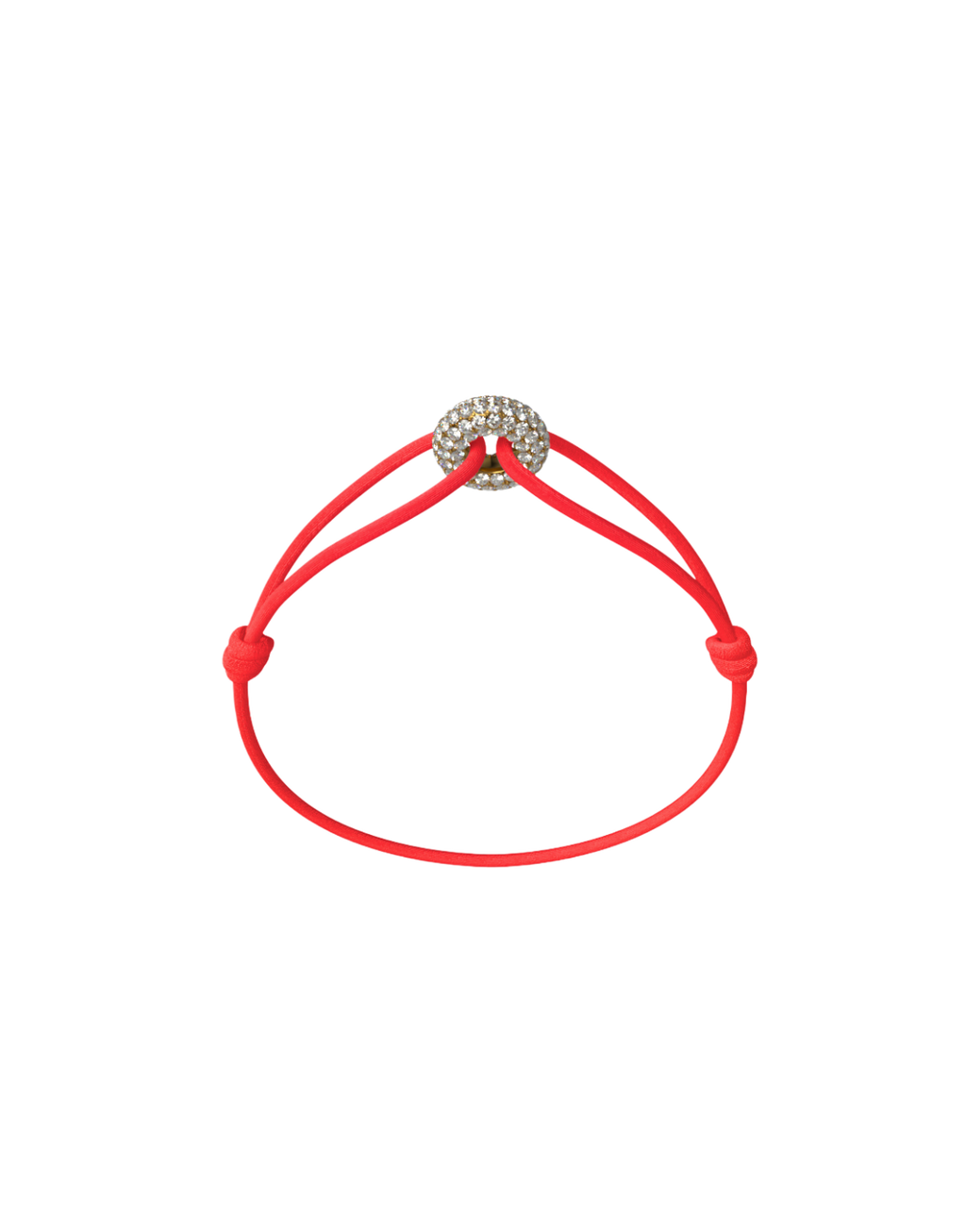 Mini Golden Soho Pave Cord Bracelet