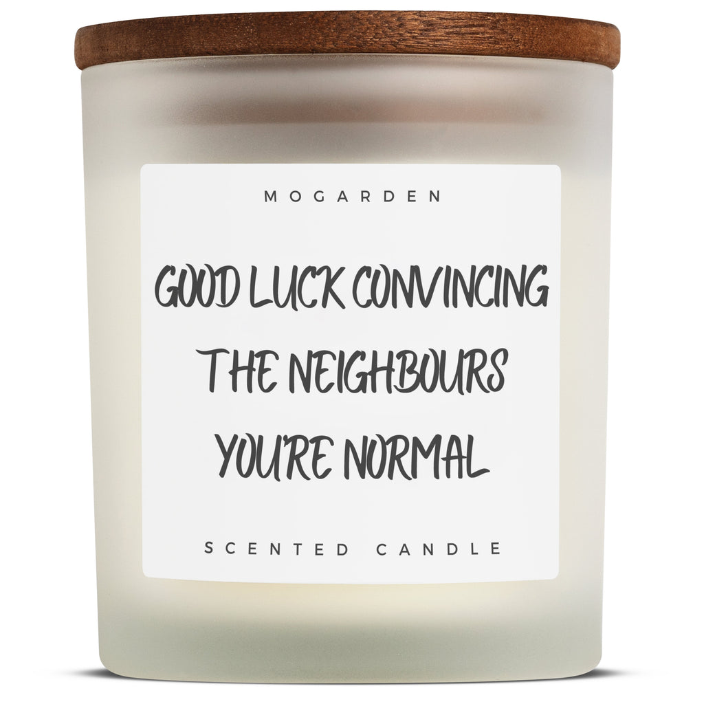 Vanilla Amber Soy Candle New Home Gift 220g
