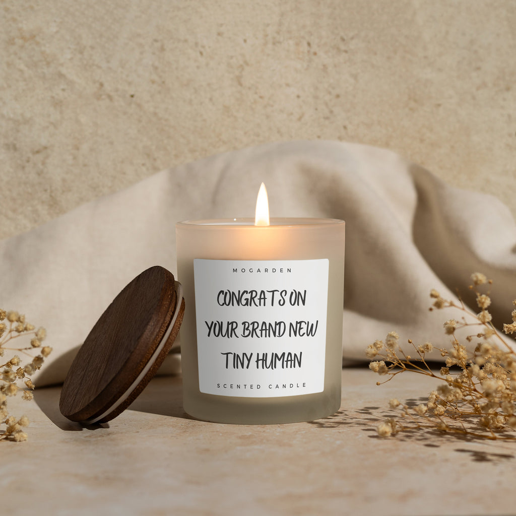 Luxury Vanilla Soy Candle for Mum to Be and New Mum Gifts