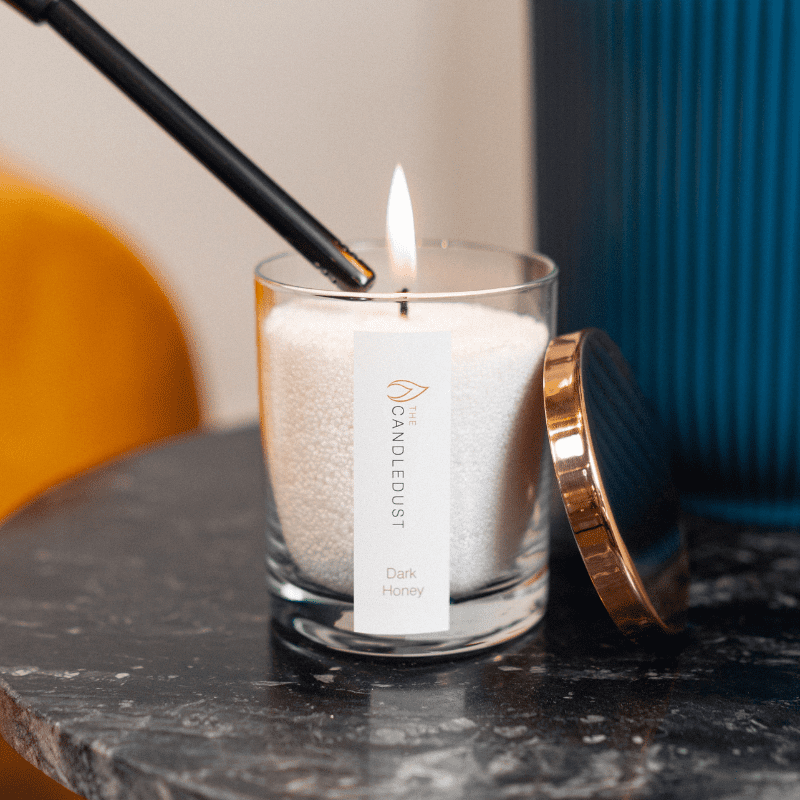 Elegant Candledust Scented Candle – Bergamot & White Cedar by Candledust at www.brixbailey.com