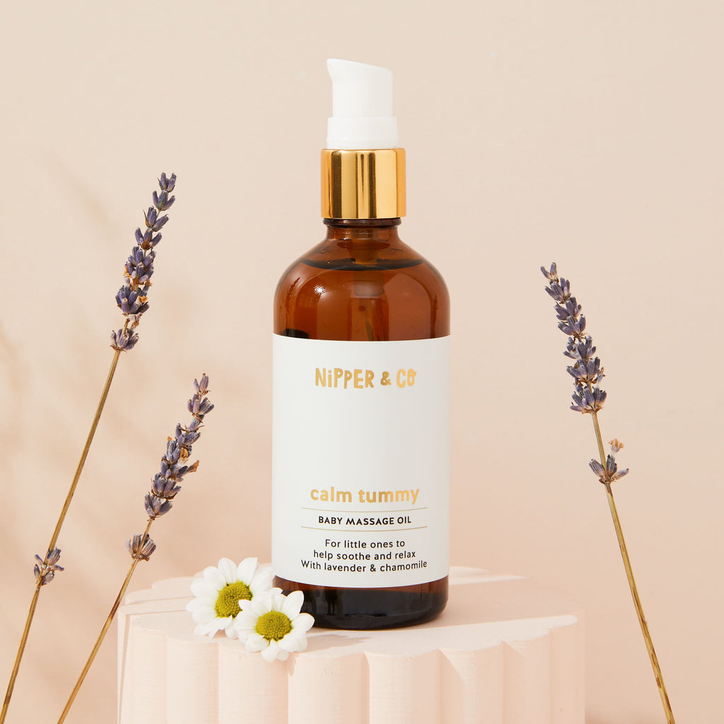 Baby Tummy and Sleep Massage Oil 100ml with Lavender and Chamomile