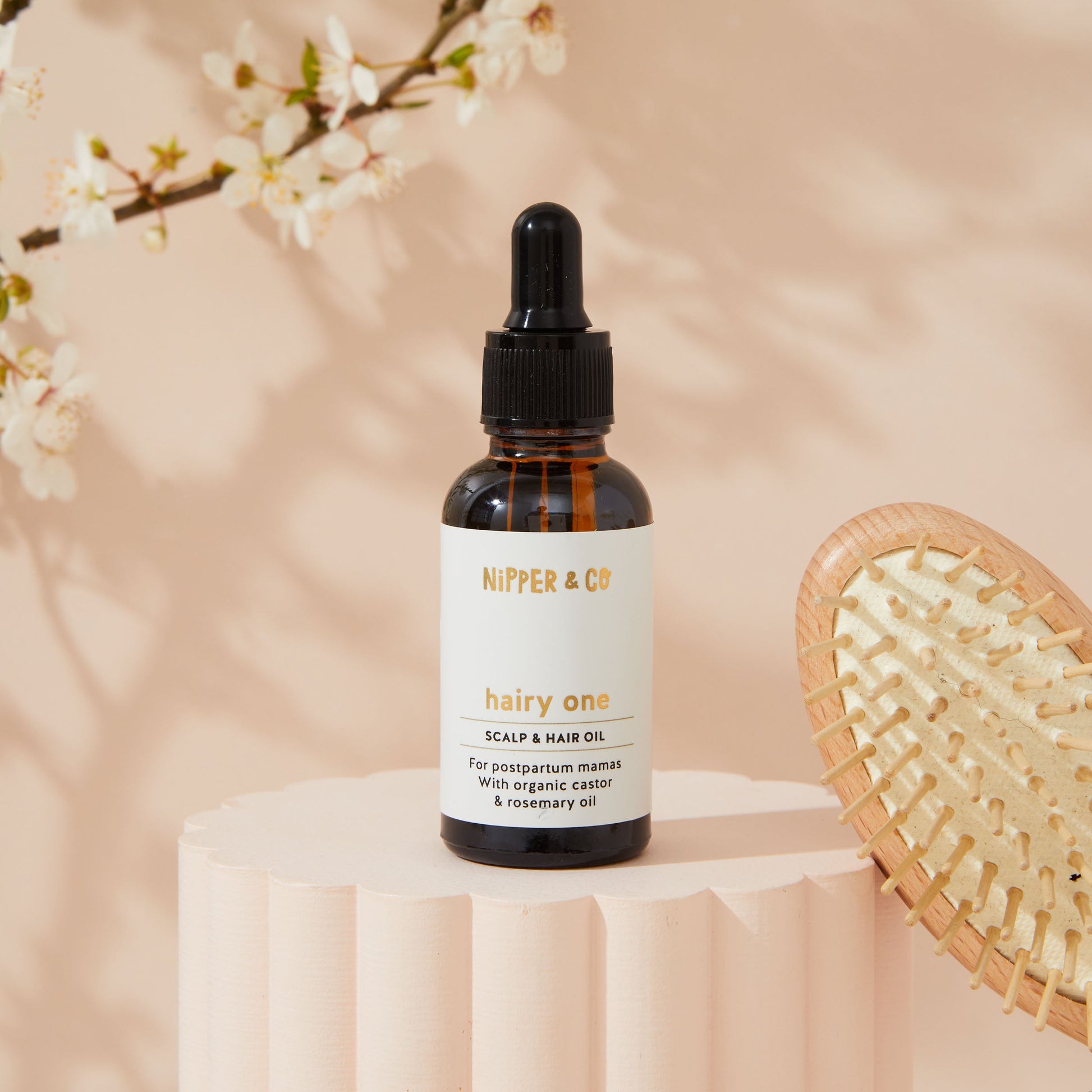 Postpartum Hair Serum with Rosemary and Castor Oil for Hair Regrowth