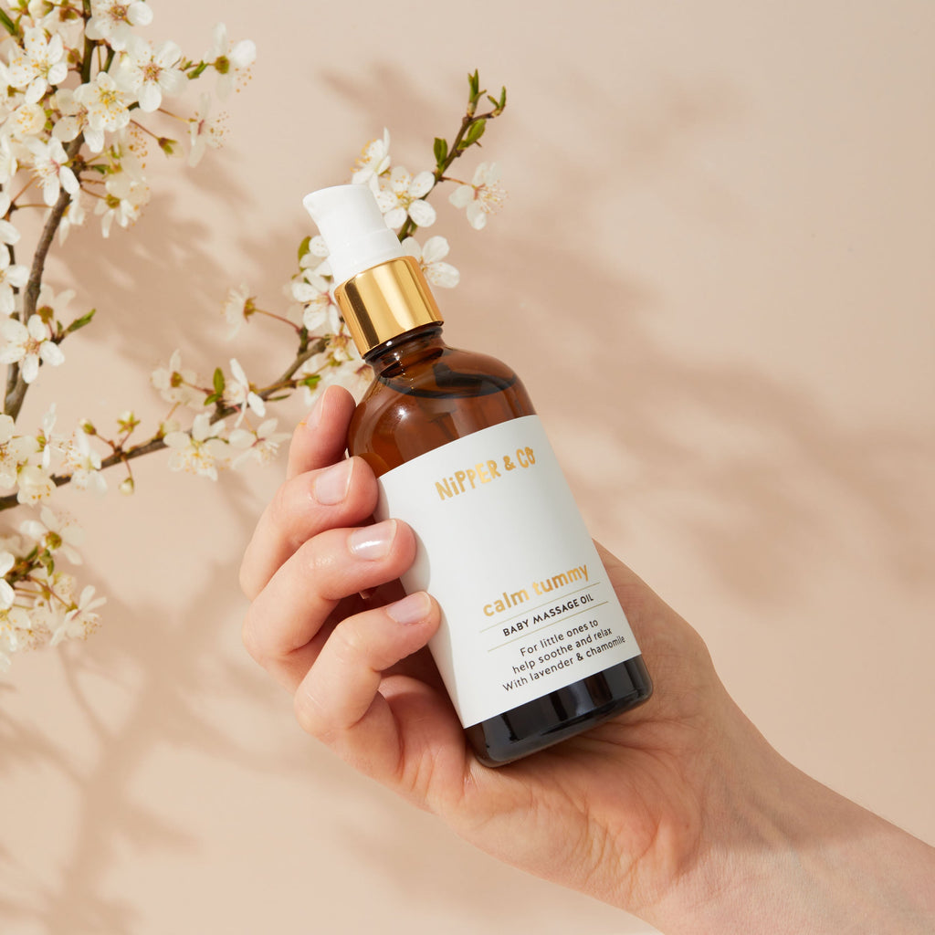 Baby Tummy and Sleep Massage Oil 100ml with Lavender and Chamomile
