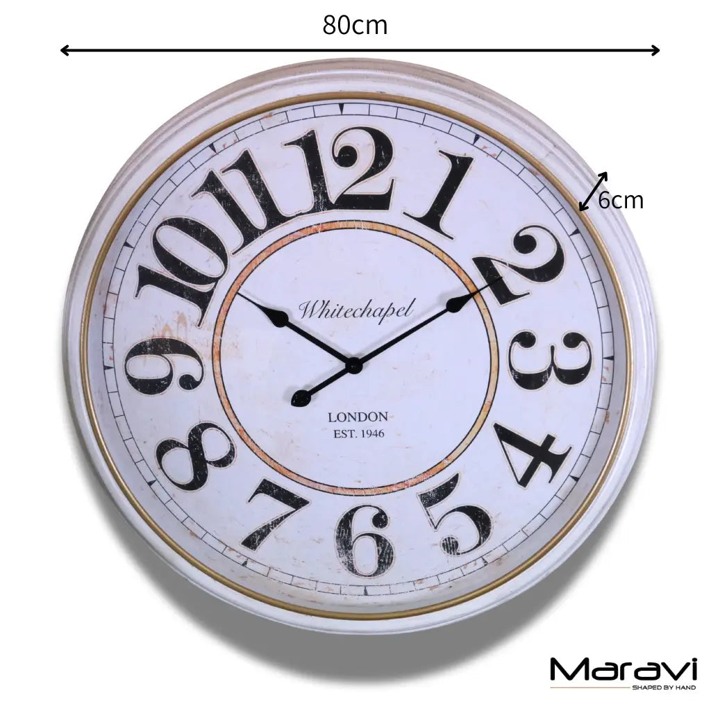 Antique Style Large Wall Clock 80cm
