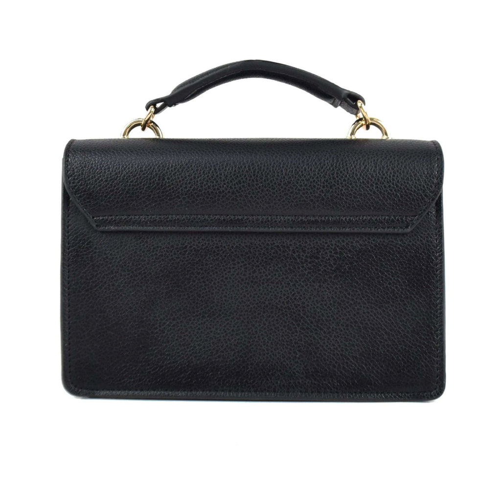 Nova Star Studded Handbag in Black and Gold