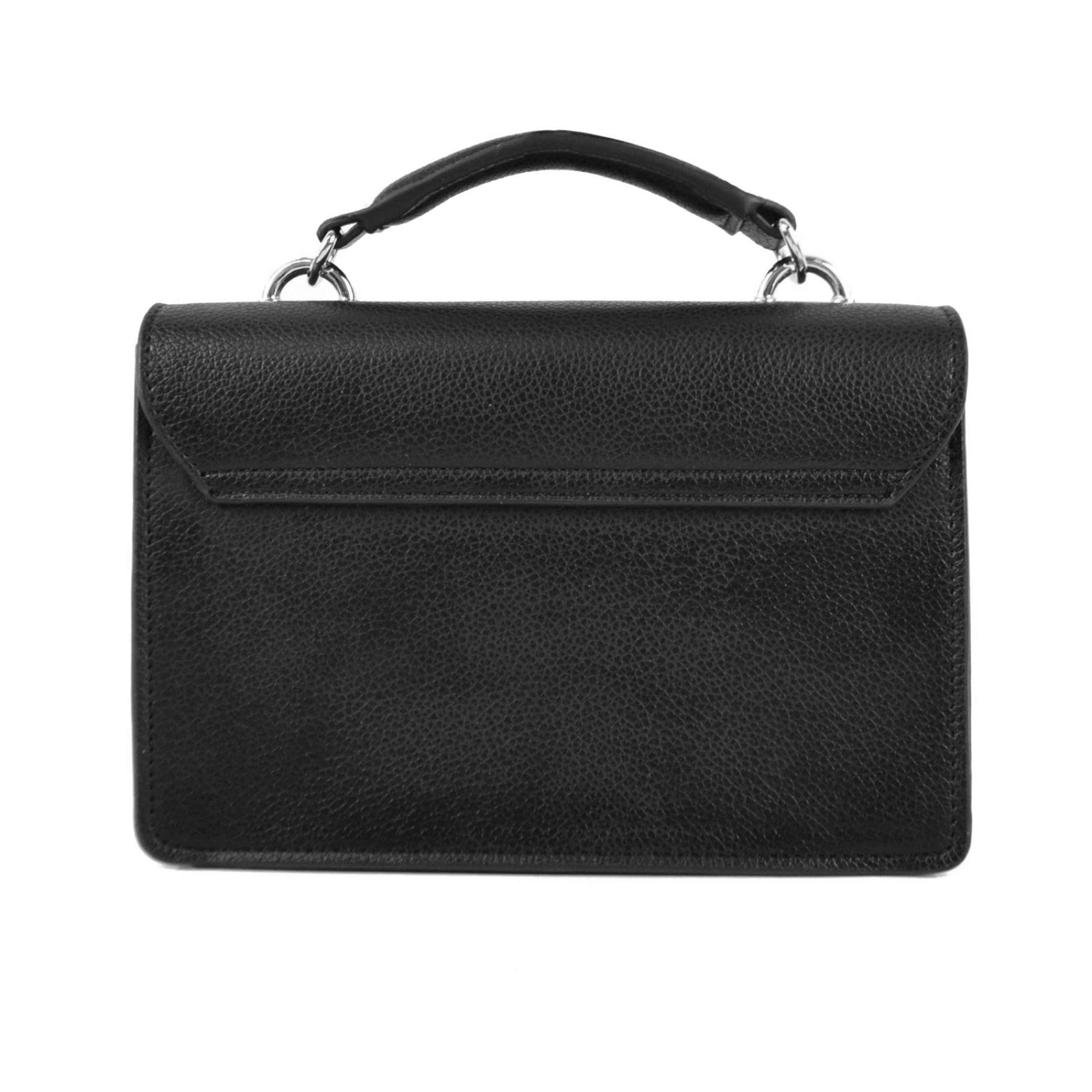 Nova Star Studded Crossbody Bag in Black and Silver