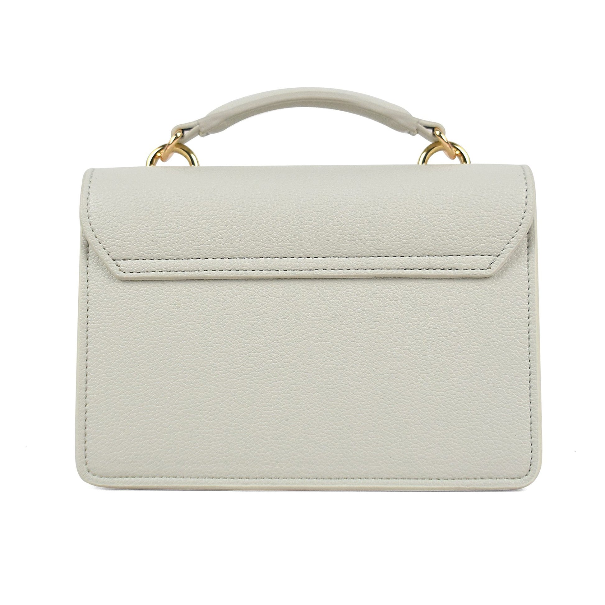 Nova Star Studded Handbag in Grey and Gold