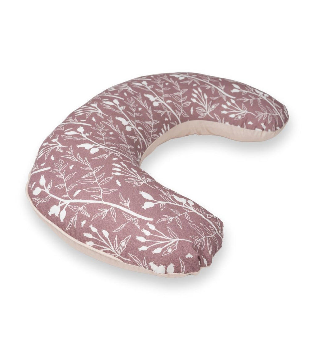 Mini Moon Nursing Pillow in Rosehip