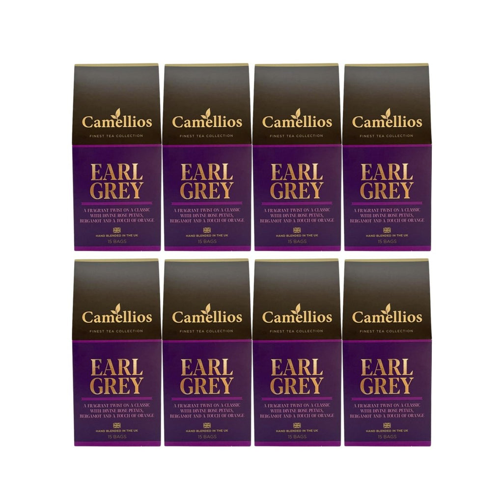 Earl Grey Tea Bags with Rose and Bergamot