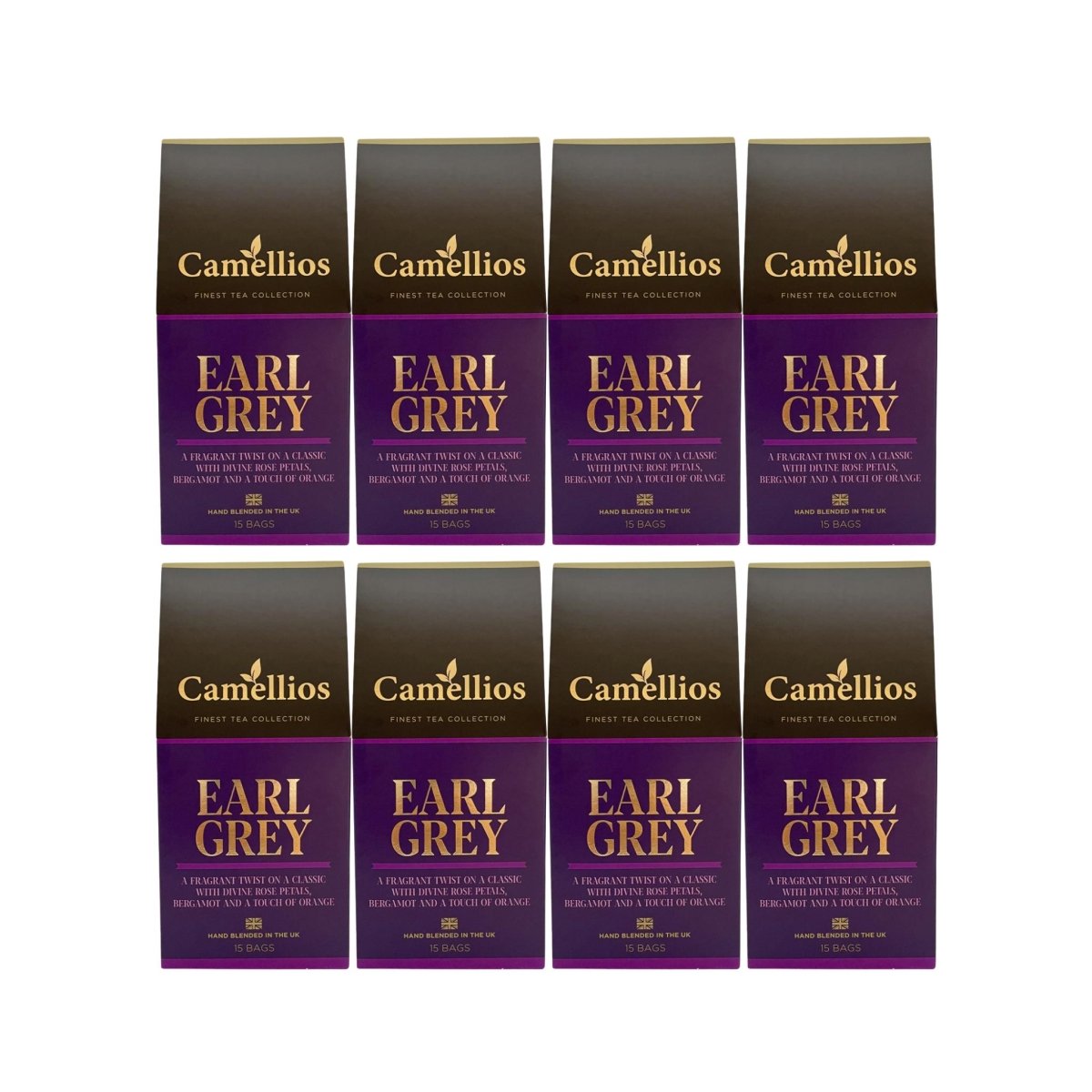 Earl Grey Tea Bags with Rose and Bergamot