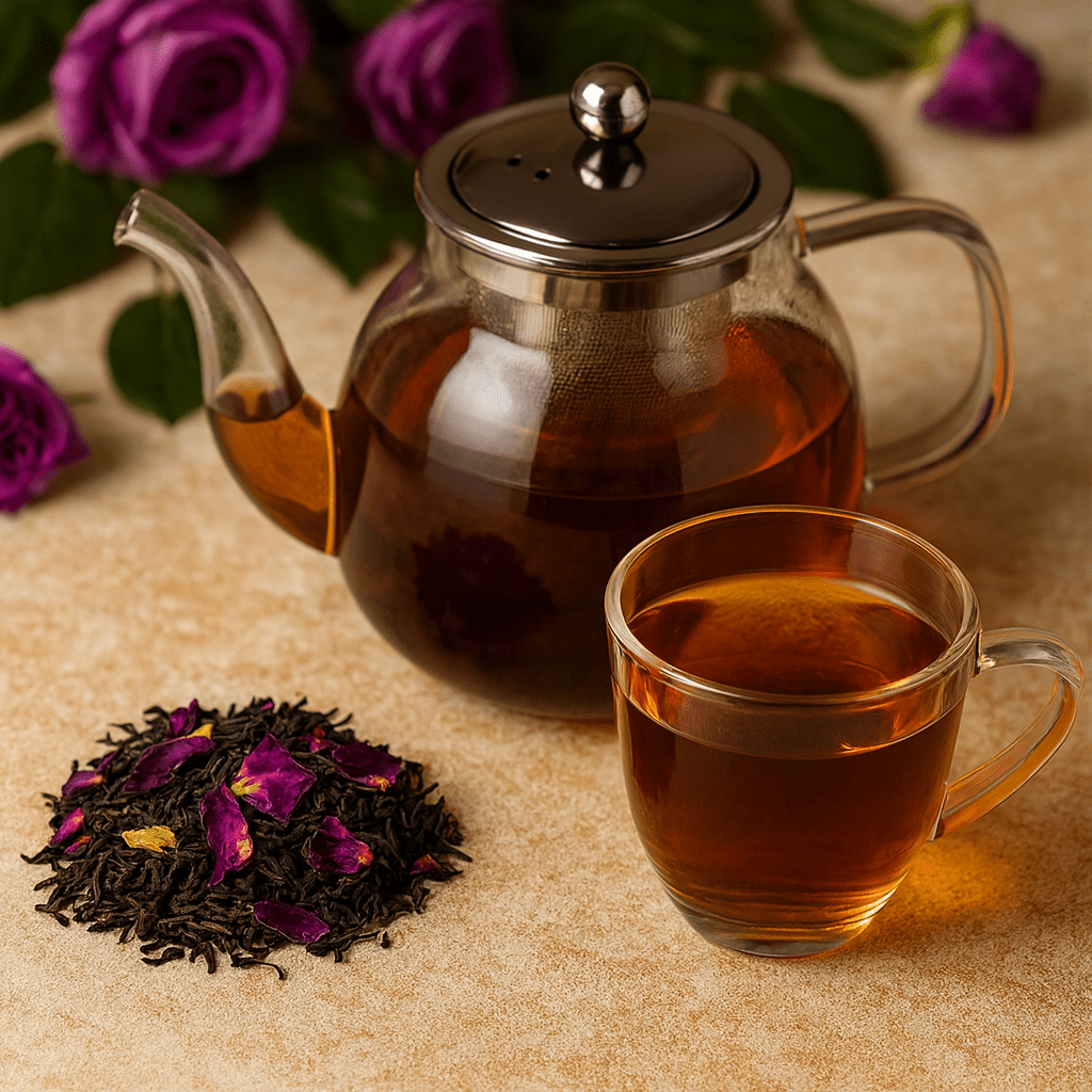 Premium Loose Leaf Tea Bundle with English Breakfast Earl Grey and Jasmine Mint