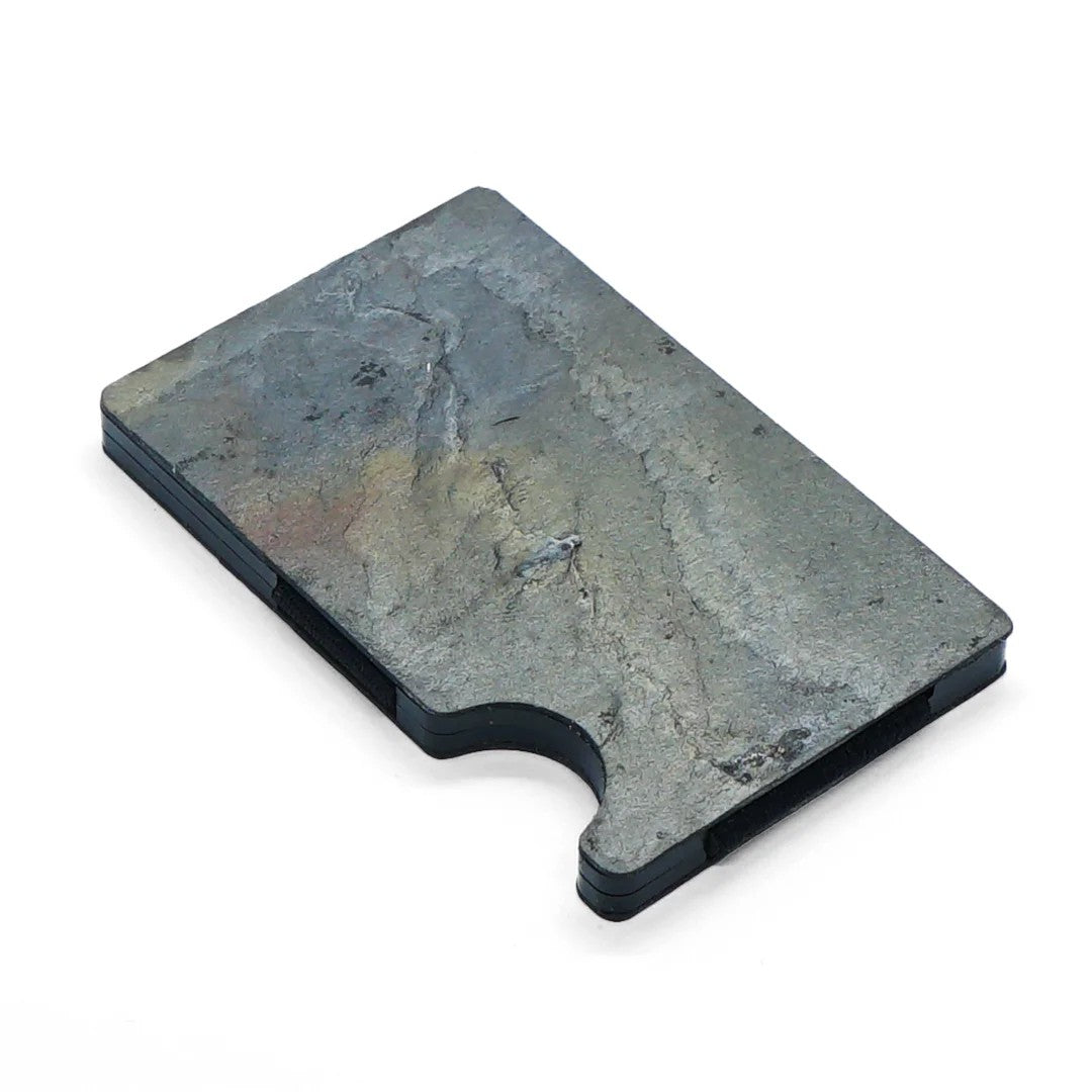 Discover the Unique Öine Arktika Slate Stone Cardholder - Sophisticated & Eco-Friendly by Seif Design at www.brixbailey.com
