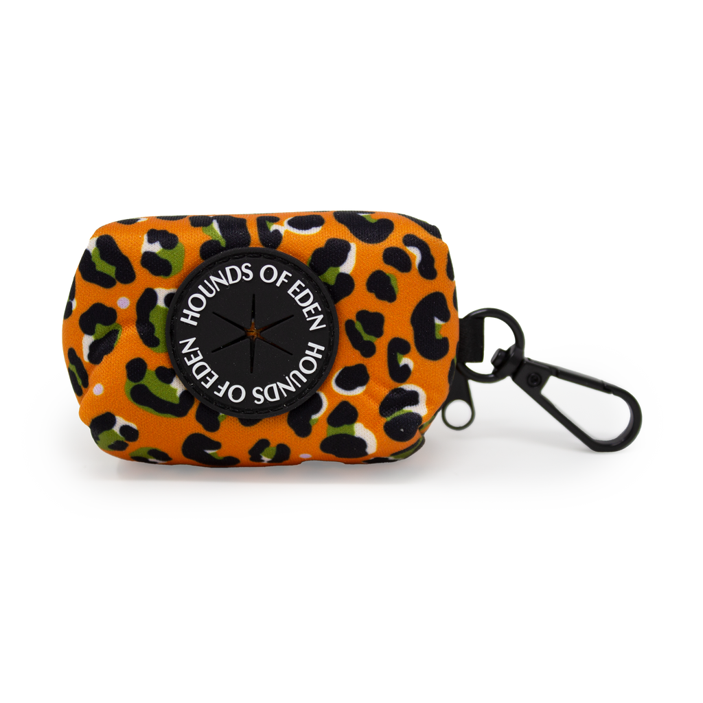 Burnt Orange Leopard Dog Harness with Extended Fit