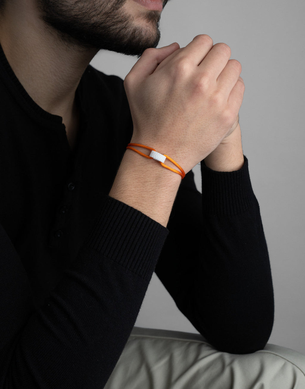 Cord Bracelet in Snow