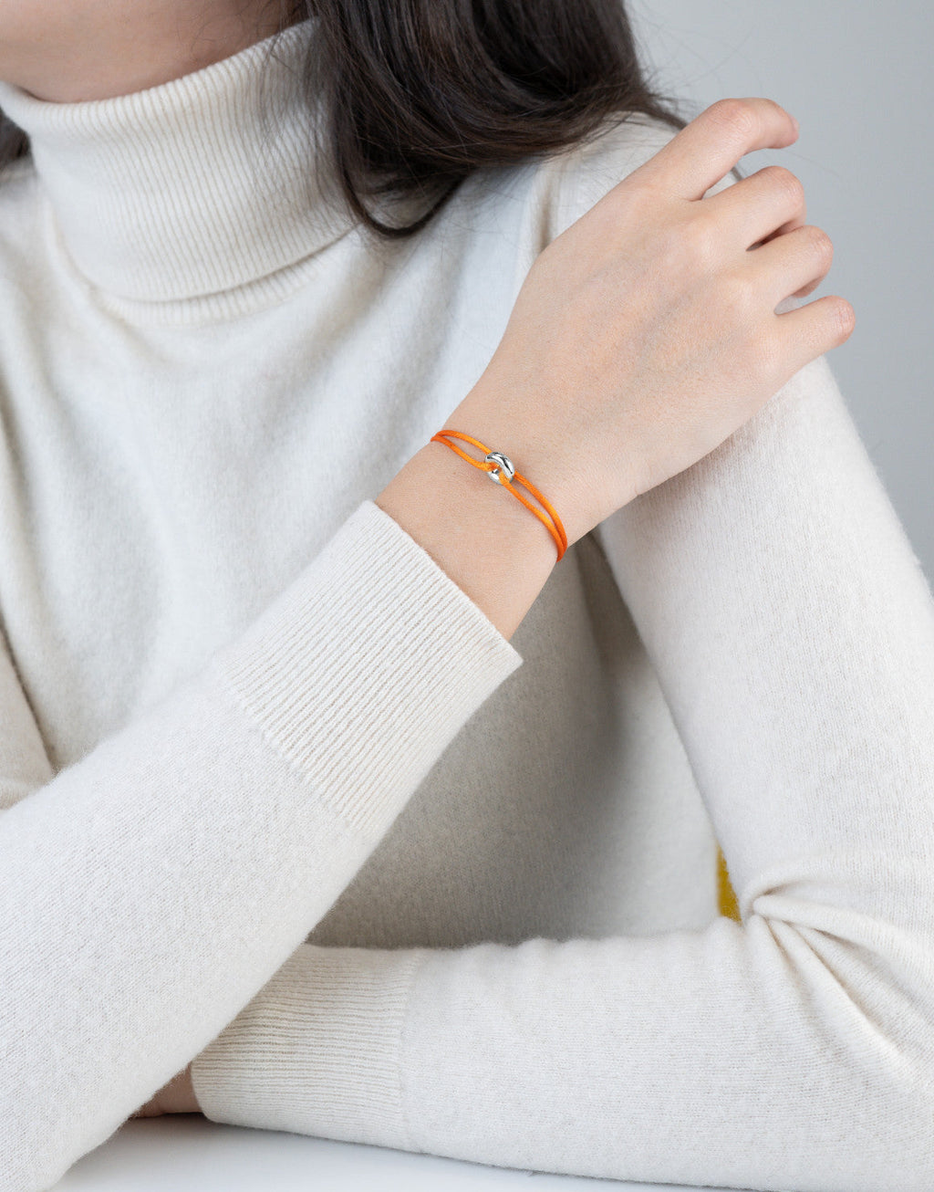 Mini Silver Soho Cord Bracelet