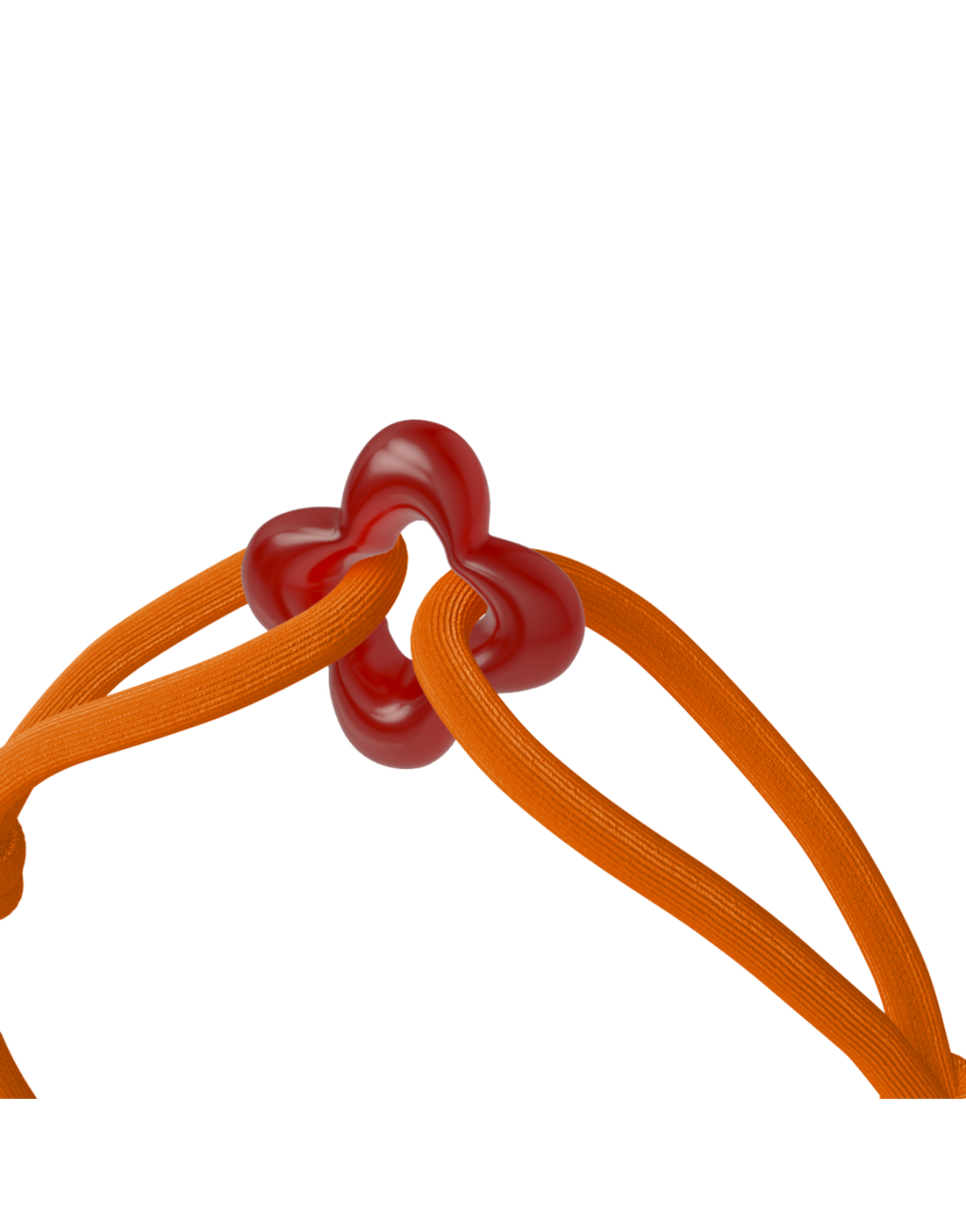 Red Clover Cord Bracelet with Carnelian