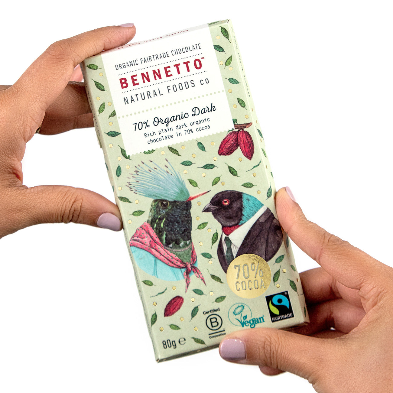 70 Percent Organic Dark Chocolate Bar