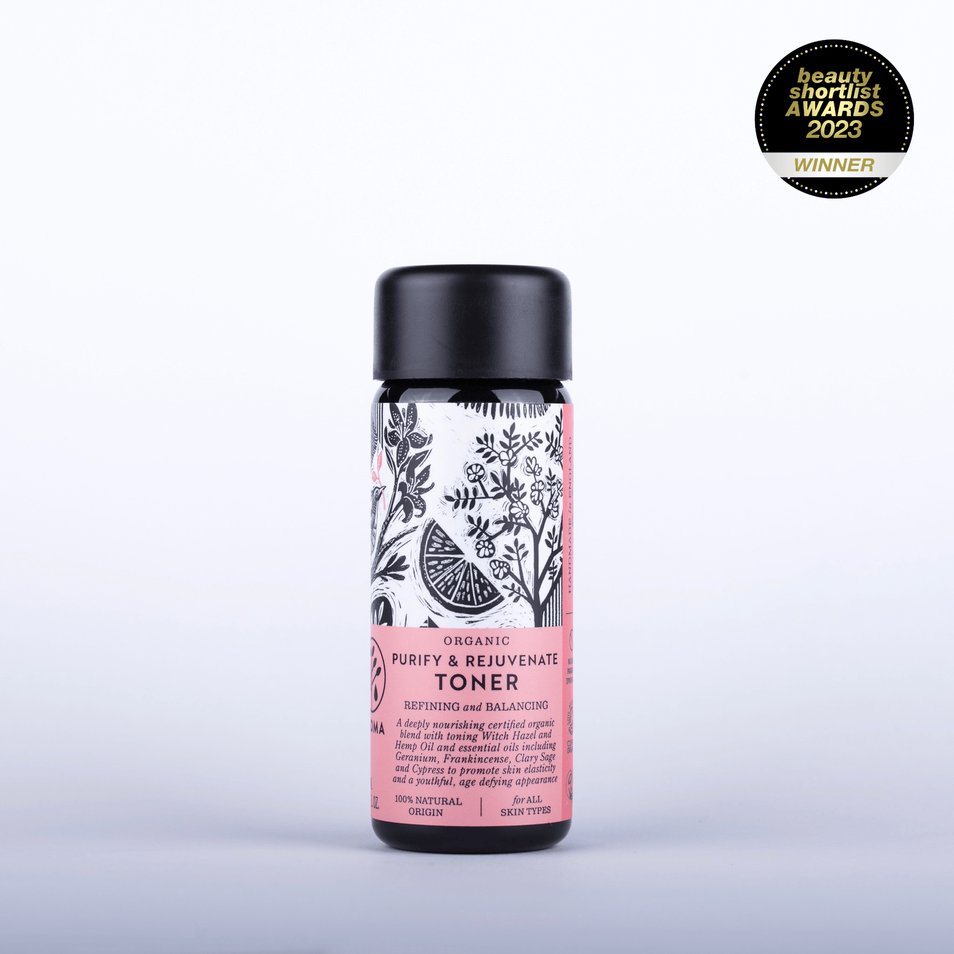 Organic Purify and Rejuvenate Toner for All Skin Types