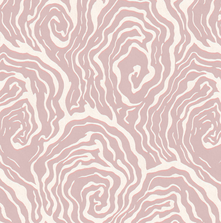 Oysters in Venus Pink Wallpaper