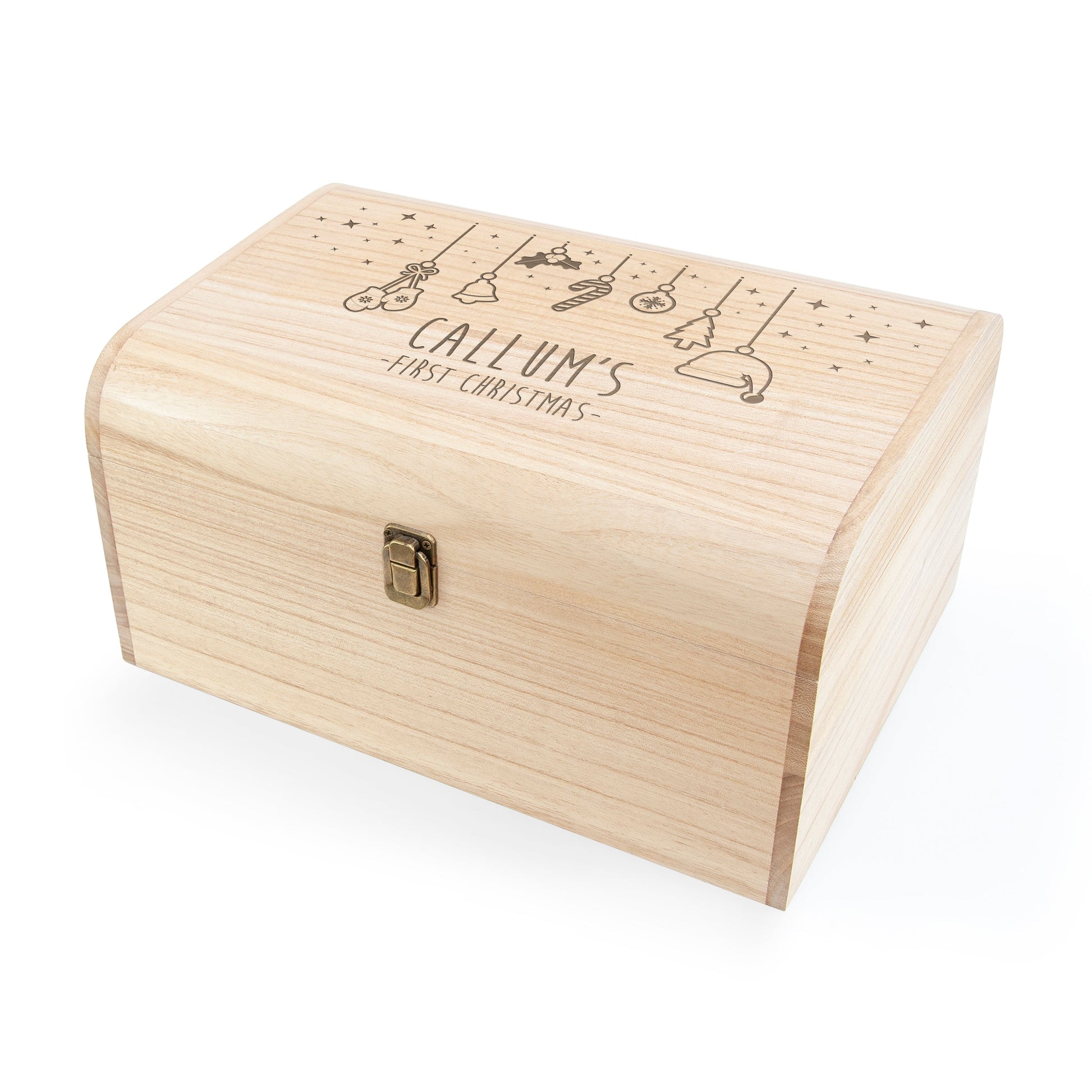 Personalised Baby's First Christmas Eve Chest
