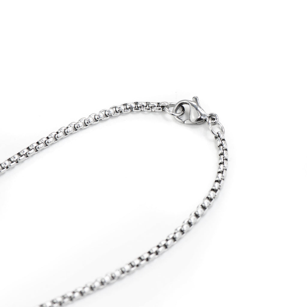 Personalised Silver Dog Tag Necklace for Men