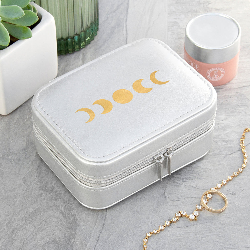 Silver Lunar Cycle Jewellery Case