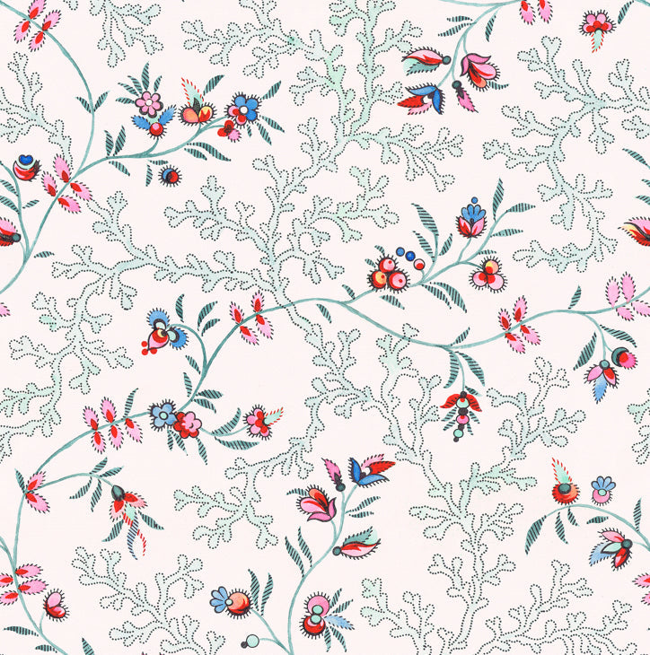 Coral and Fauna Rainbow Wallpaper