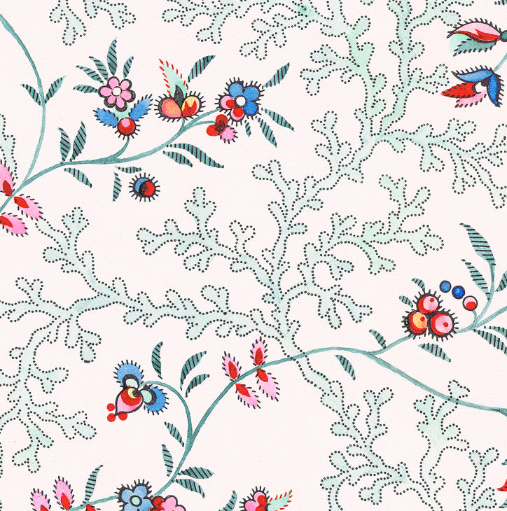 Coral and Fauna Rainbow Wallpaper