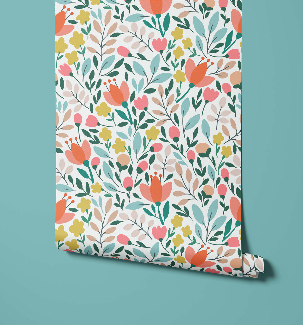Paige Floral Wallpaper