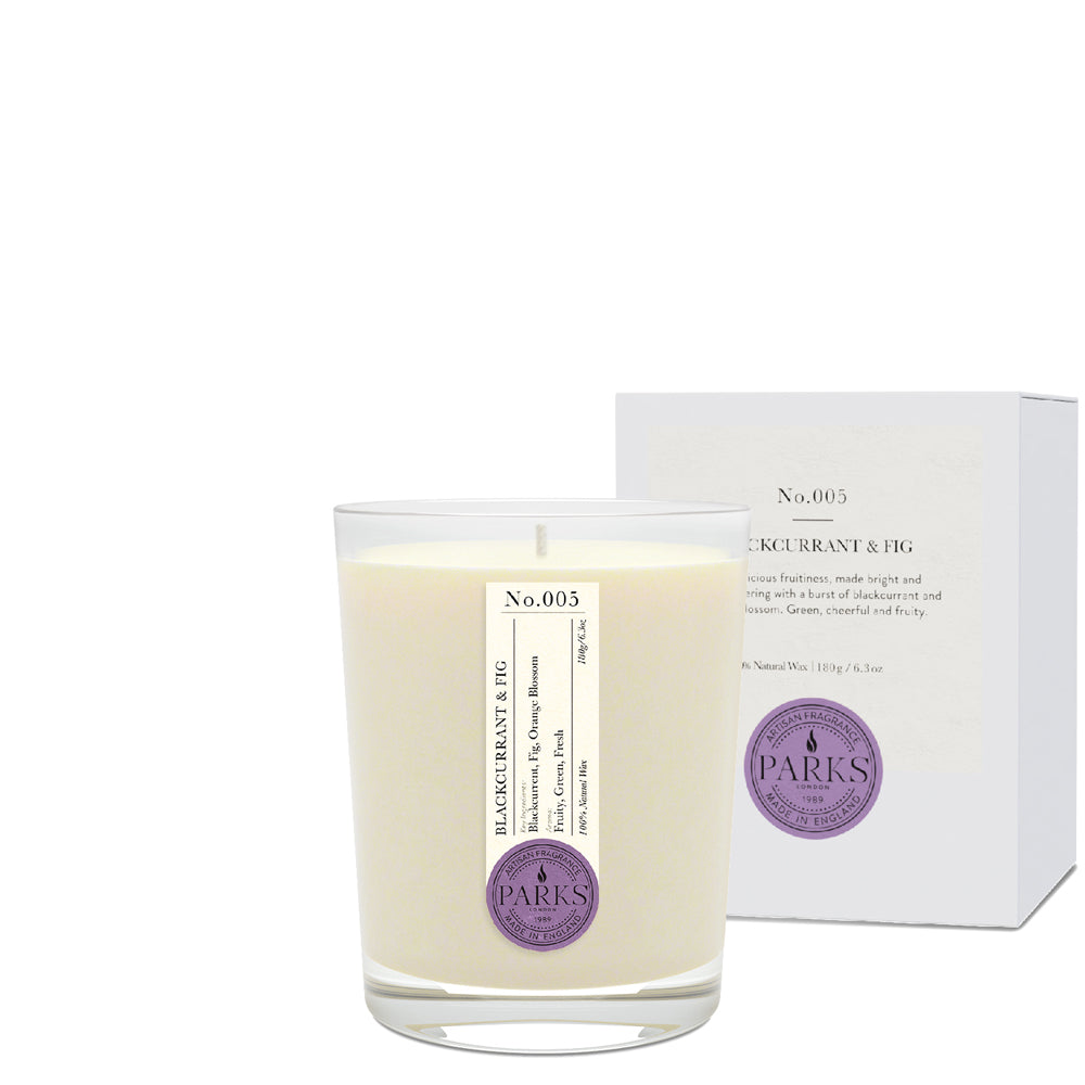 Blackcurrant and Fig 1 Wick Scented Candle 180g