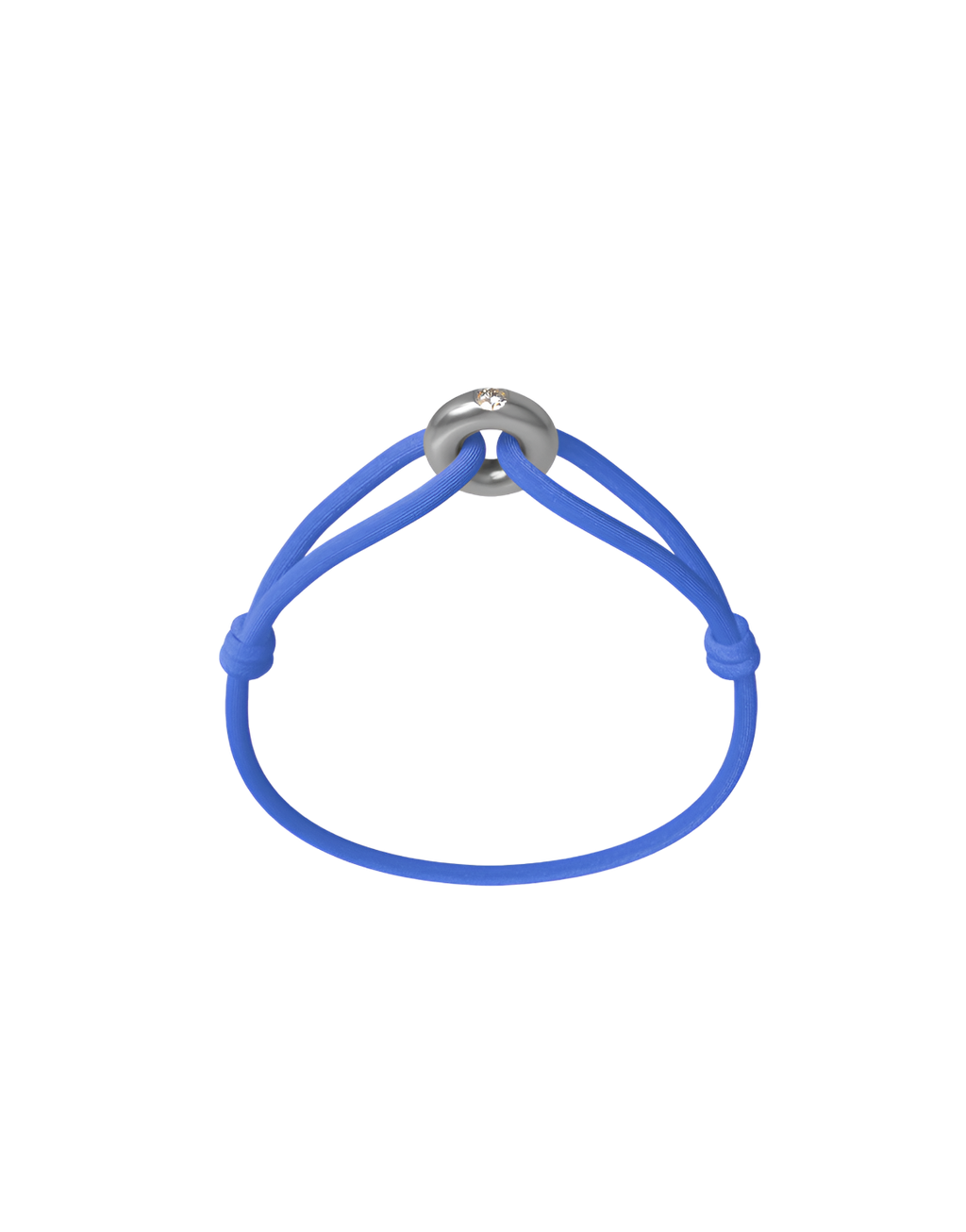 Silver Soho Diamond Cord Bracelet