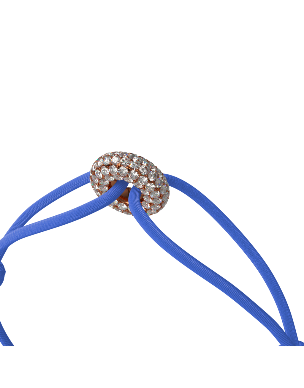 Mini Rose Soho Pave Cord Bracelet