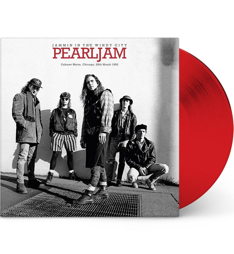 Pearl Jam Jammin' in the Windy City Limited Edition 12 Inch Album on Red Vinyl