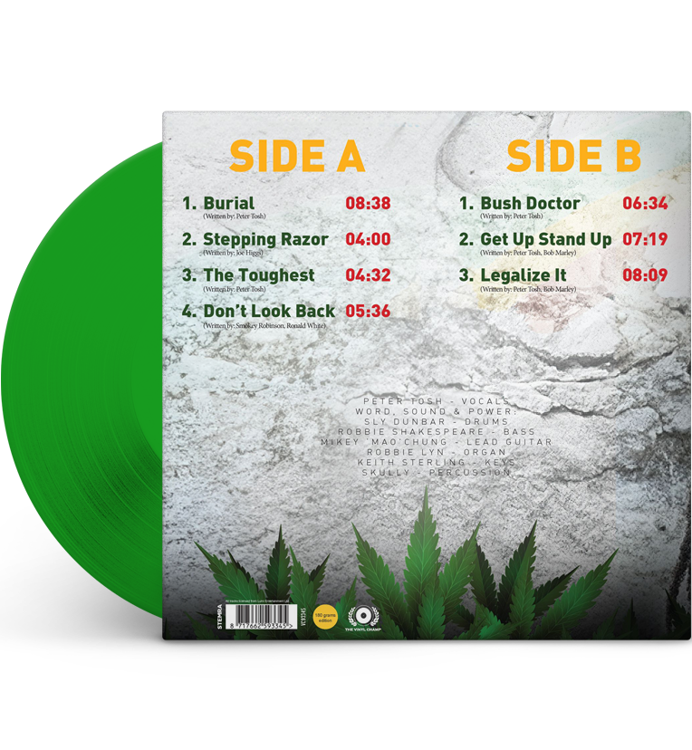 Peter Tosh At My Father's Place 1978 Limited Edition 180g Green Vinyl