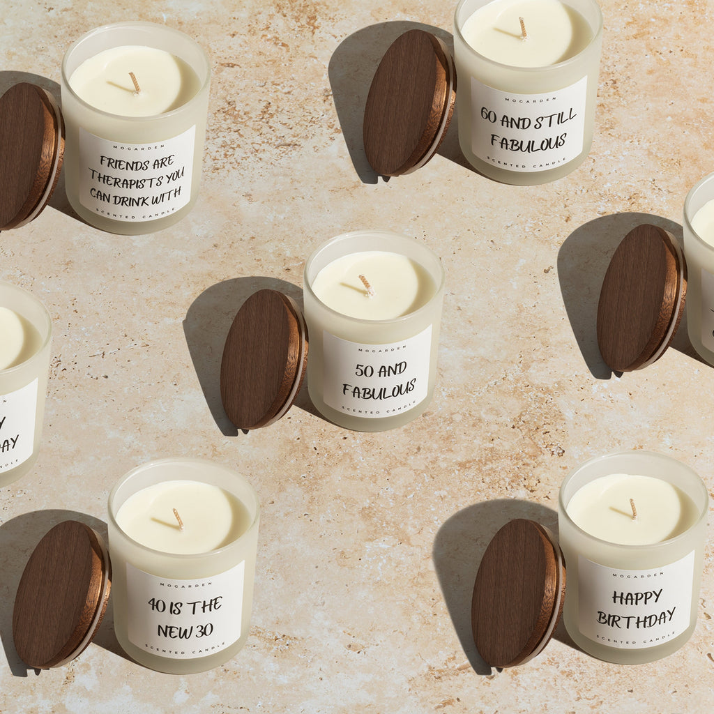 Vanilla Amber Thank You Candle Natural Soy 220g
