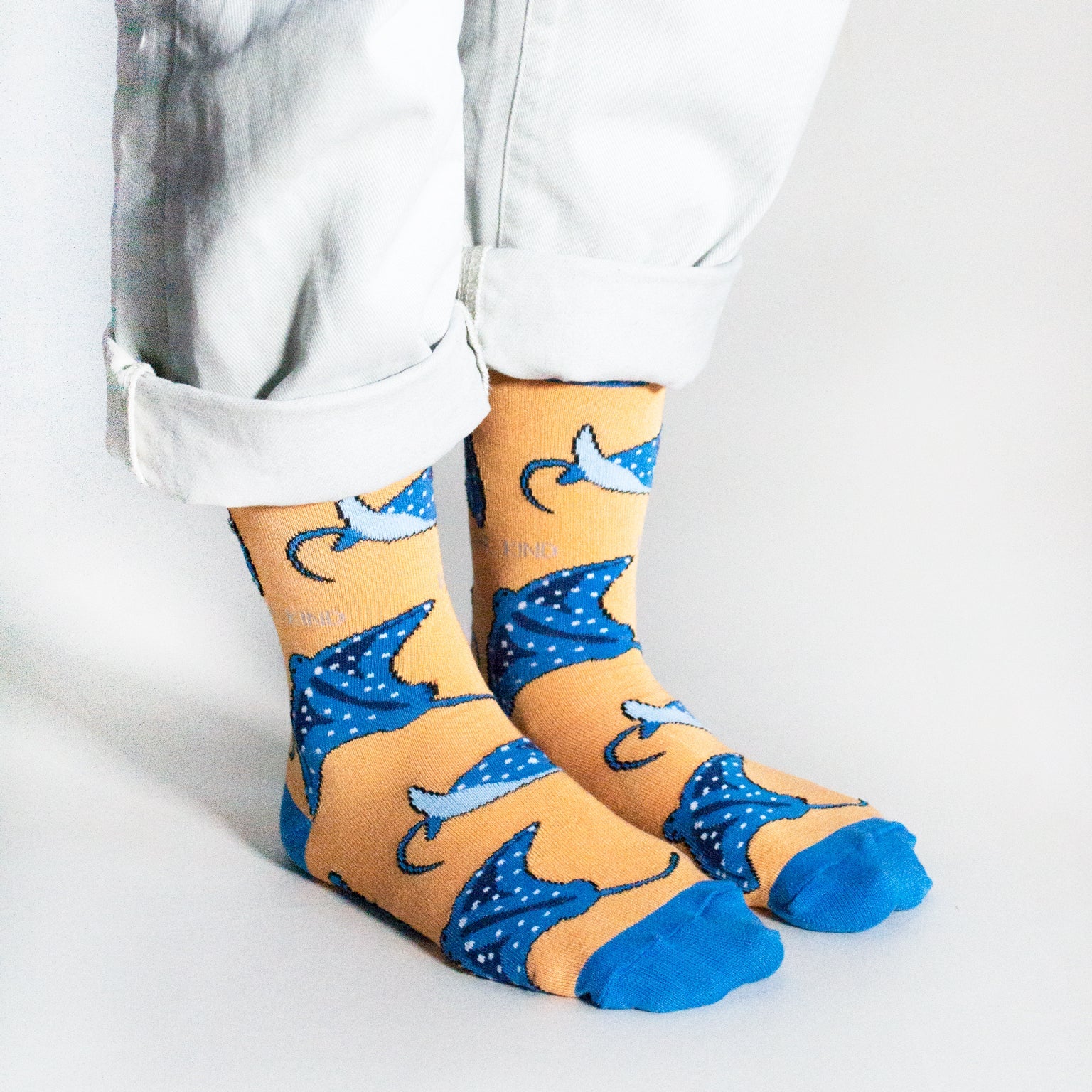 Save the Rays Bamboo Socks in Orange