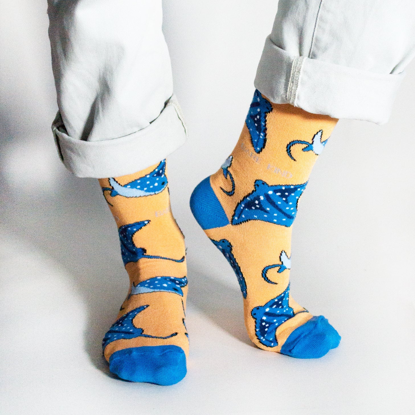 Save the Rays Bamboo Socks in Orange