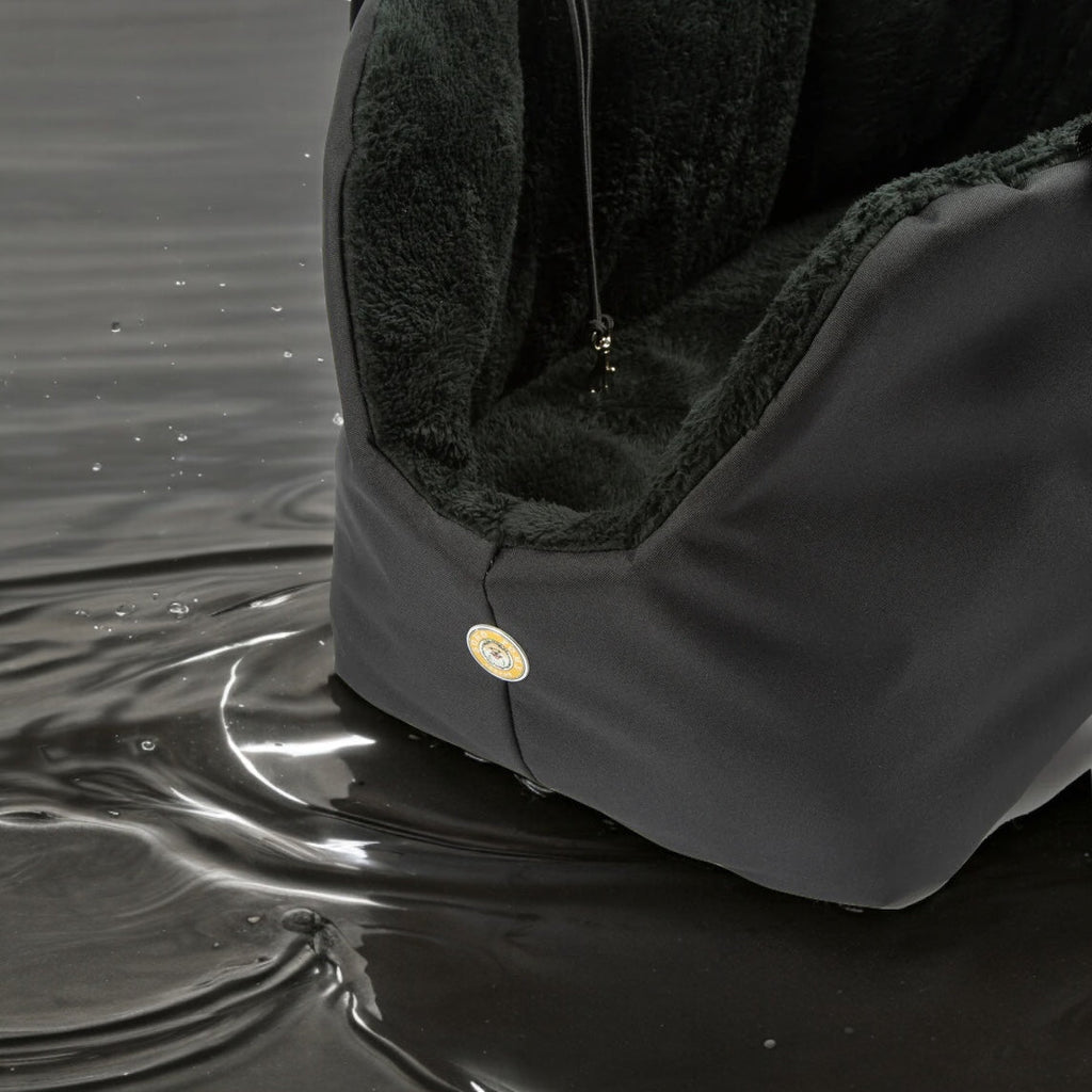 Black Luxury Rainy Bear Dog Carrier