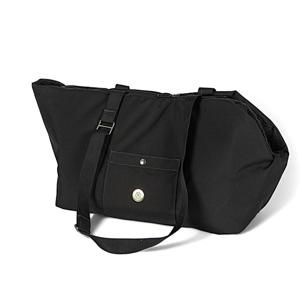 Black Luxury Rainy Bear Dog Carrier with Zipper