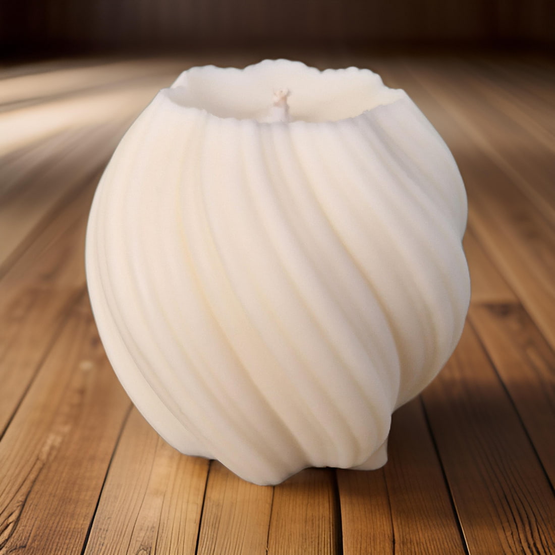 Natural Unscented Pillar Candles