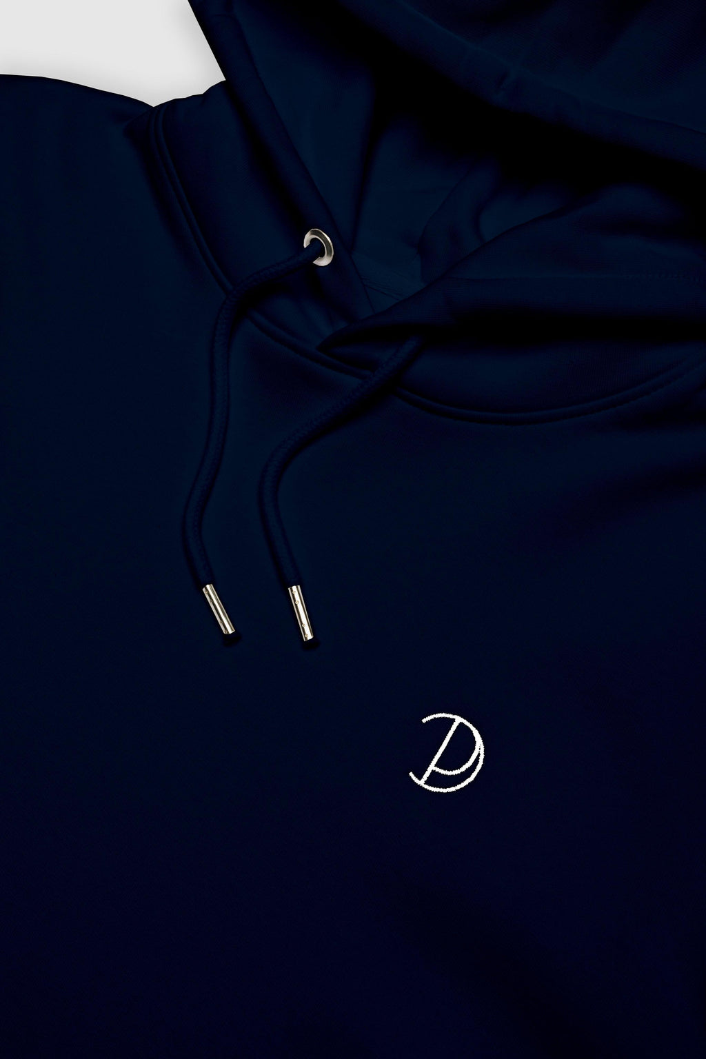 Organic Cotton Embroidered Logo Hoodie