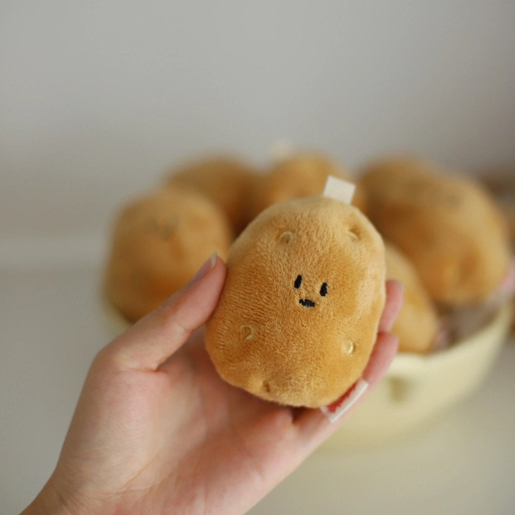 Daily White Potato Plush Charm