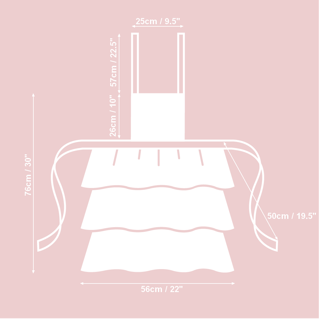 Festive Winter Forest Cotton Apron – Perfect Gift & Home Accent by Hortensias Home at www.brixbailey.com