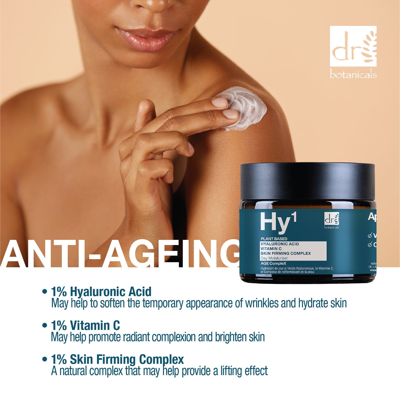 Hyaluronic Acid Vitamin C Skin Firming Day Moisturiser 60ml